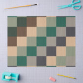 Modern Color Checks Checkerboard Tissuepapier (Craft)