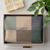 Modern Color Checks Checkerboard Tissuepapier (Geschenk)