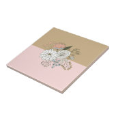 Modern Colorblock Boeket Tegeltje (Zijkant)