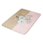 Modern Colorblock Bouquet Badmat (Gekanteld)