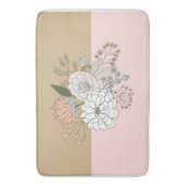 Modern Colorblock Bouquet Badmat (Voorkant Verticaal)