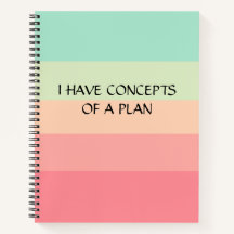 Modern Colorblock Horizontale Streep Roze Monogram