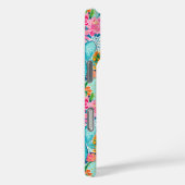 Modern Colorful Blooming Cacti Personalized Case-Mate iPhone Case (Achterkant / Rechts)