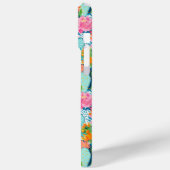 Modern Colorful Blooming Cacti Personalized Case-Mate iPhone Case (Achterkant / Links)