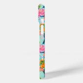 Modern Colorful Blooming Cacti Personalized Case-Mate iPhone Case (Achterkant / Links)