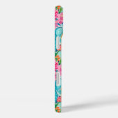 Modern Colorful Blooming Cacti Personalized Case-Mate iPhone Case (Achterkant / Rechts)