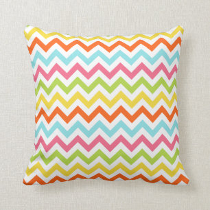 Modern Colorful Chevron Zigzag Pillow Kussen