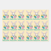 Modern Colorful Egg Pattern Easter Wrapping Paper (Voorkant 2)