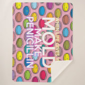 Modern Colorful Funny Science Cool Quote Sherpa Deken (Voorkant)