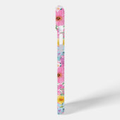 Modern Colorful Garden Monogrammed Case-Mate iPhone Case (Achterkant / Links)