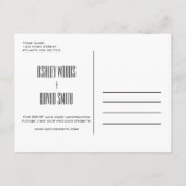 Modern Colorful Geometric Wedding Briefkaart (Achterkant)