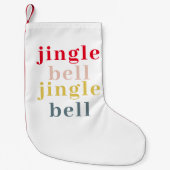 Modern Colorful Jingle Bell Jingle Bell Kleine Kerstsok (Voorkant)