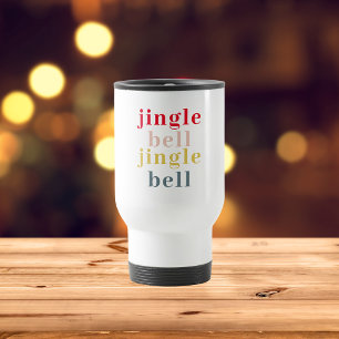 Modern Colorful Jingle Bell Jingle Bell Reisbeker