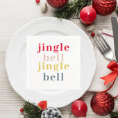 Modern Colorful Jingle Bell Jingle Bell Servet
