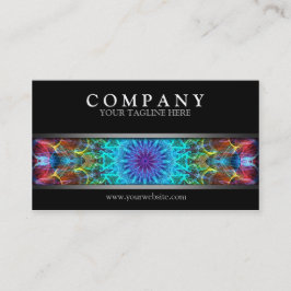 Modern Colorful Mandala Visitekaartje