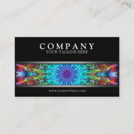 Modern Colorful Mandala Visitekaartje