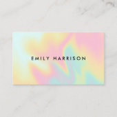 Modern Colorful Pastel Ombre Visitekaartje (Voorkant)