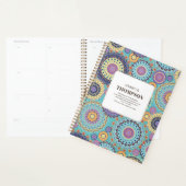 Modern Colorful Personalized Geometric  Planner (Display)