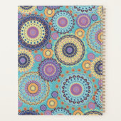 Modern Colorful Personalized Geometric  Planner (Achterkant)