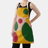 Modern Colorful Polka Dot Apron  Schort (Insitu)