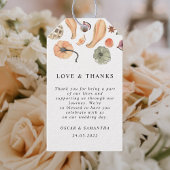 Modern Colorful Pumpkin Autumn Cadeaulabel