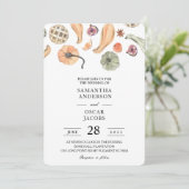 Modern Colorful Pumpkin Autumn Kaart (Staand voorkant)