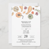 Modern Colorful Pumpkin Autumn Kaart (Voorkant)