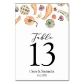 Modern Colorful Pumpkin Autumn Kaart (Voorkant)