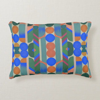 Modern Colorful Shapes Accent Kussen