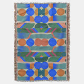 Modern Colorful Shapes Deken (Voorkant Verticaal)
