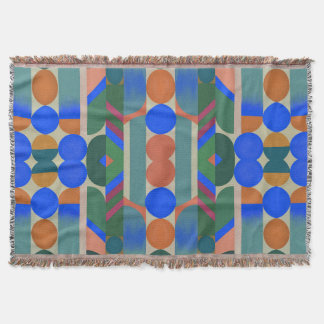 Modern Colorful Shapes Deken