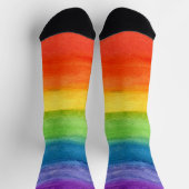 Modern Colorful Watercolor Pattern Sokken (Top)