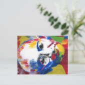 Modern Colorful Waterverf Mahatma Gandhi briefkaar Briefkaart (Staand voorkant)