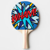 Modern Comic Book WHAM Tafeltennisbatje (Voorkant)
