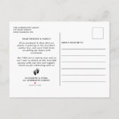 Modern Coming Soon Bow Baby Fotozwangerschap Aankondigingskaart (Achterkant)