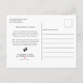 Modern Coming Soon Bow Baby Fotozwangerschap Aankondigingskaart (Achterkant)