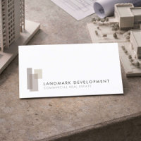 Modern commercieel ontwikkelaar logo
