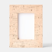 Modern community pattern Trendy Cute artwork  Gegraveerde Lijstjes (Voorkant)