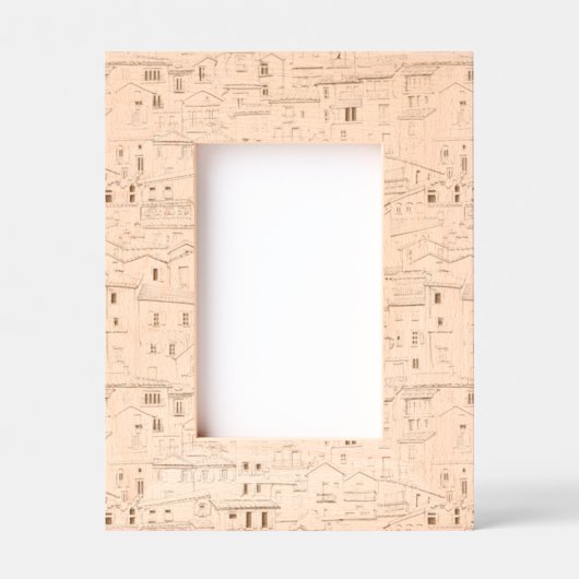 Modern community pattern Trendy Cute artwork Gegraveerde Lijstjes (Voorkant)