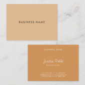 Modern Company Firma Artistic Trendy Elegant Simpl Visitekaartje (Voorkant / Achterkant)