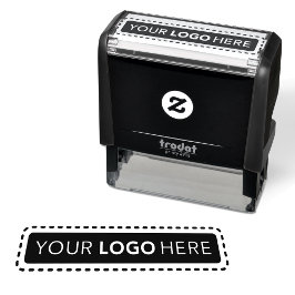 Modern Company Logo - Custom Sellf-Inking Stamp Zelfinktende Stempel