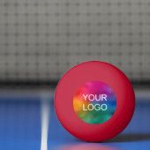 Modern Company Logo Emblem Sjabloon Red Pingpongbal (Net)