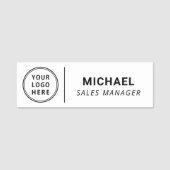 Modern Company Logo Naamplaatje (Voorkant)