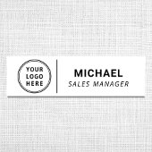 Modern Company Logo Naamplaatje