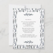 Modern Company Photo Jolly Business Kerstmis Hol Feestdagenkaart (Achterkant)