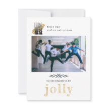 Modern Company Photo Jolly Business Kerstmis Hol