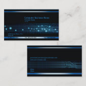 Modern Computer Business Visitekaartje (Voorkant / Achterkant)