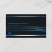 Modern Computer Business Visitekaartje (Achterkant)