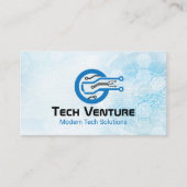 Modern Computer Science Tech-logo Visitekaartje (Voorkant)