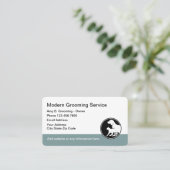 Modern computerontwerp voor moderne vormgeving visitekaartje (Staand voorkant)